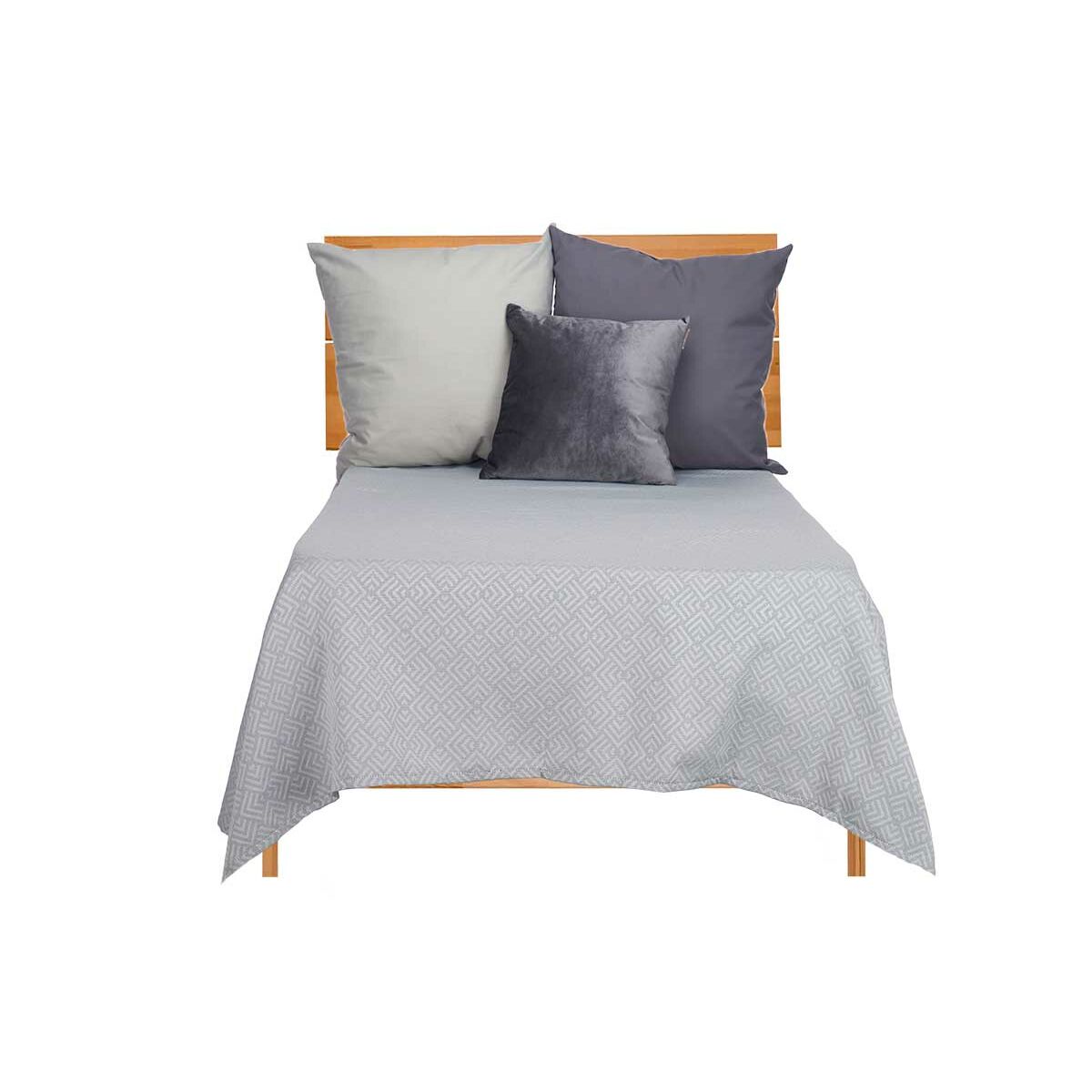 Trapunta Gift Decor Grigio 180 x 260 cm Geometrico (4 Unità)